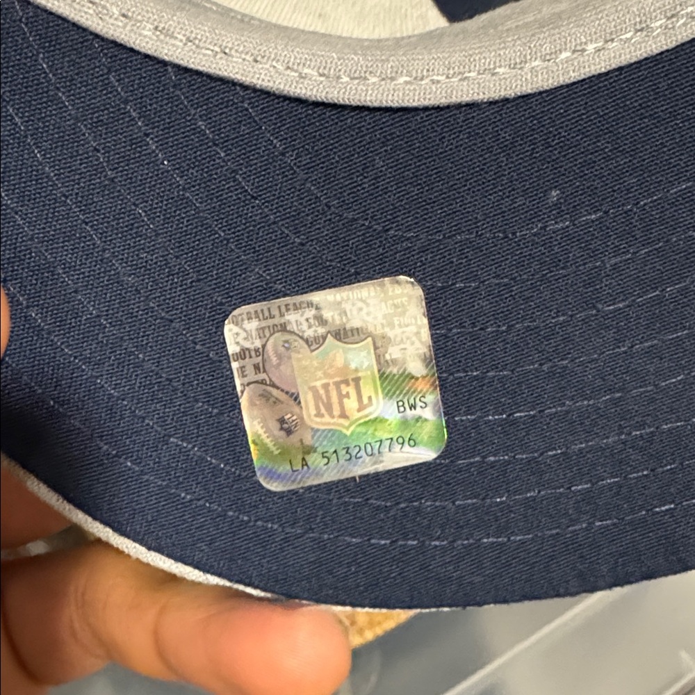 Dallas Cowboys HOME ONFIELD STADIUM Navy-Grey Snapback Fitted Hat by New Era - Picture 4 of 7